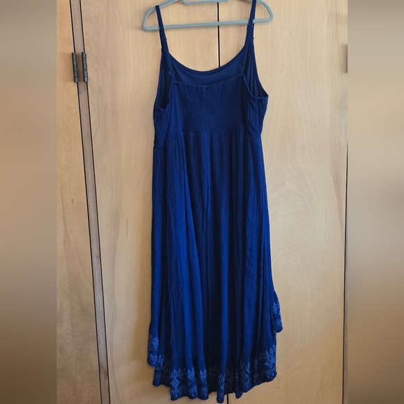 Torrid Embroidered Smocked High-Low Sundress - Picture 6 of 12